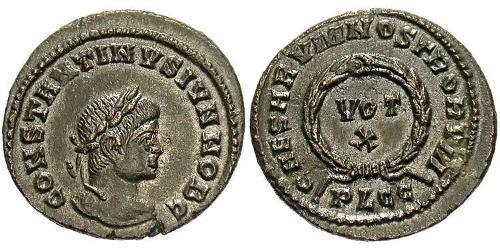 1 Follis /  AE3 Römische Kaiserzeit (27BC-395) Bronze Constantius II(317 - 361)