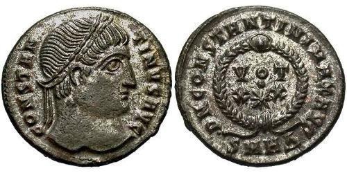 1 Follis /  AE3 Römische Kaiserzeit (27BC-395) Bronze Konstantin I (272 - 337)