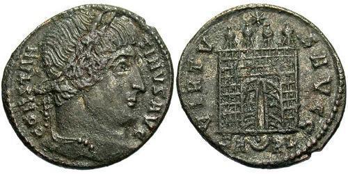 1 Follis /  AE3 Römische Kaiserzeit (27BC-395) Bronze Konstantin I (272 - 337)