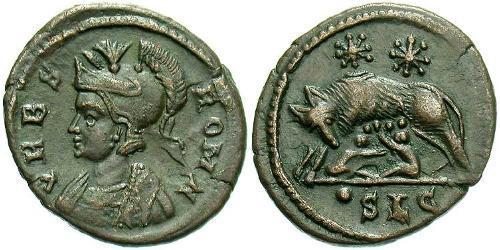 1 Follis /  AE3 Römische Kaiserzeit (27BC-395) Bronze Konstantin I (272 - 337)