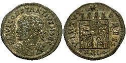 1 Follis /  AE3 Western Roman Empire (285-476) Bronze Constantius II (317 - 361)