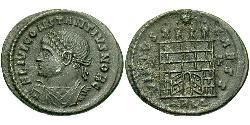 1 Follis /  AE3 Weströmisches Reich (285-476) Bronze Constantius II(317 - 361)