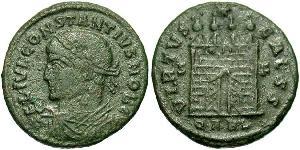 1 Follis /  AE3 Weströmisches Reich (285-476) Bronze Constantius II(317 - 361)