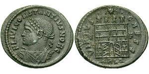 1 Follis /  AE3 Weströmisches Reich (285-476) Bronze Constantius II(317 - 361)