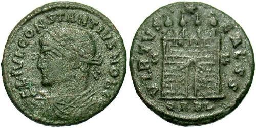 1 Follis /  AE3 Weströmisches Reich (285-476) Bronze Constantius II(317 - 361)