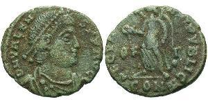 1 Follis /  AE3 Impero bizantino (330-1453) Bronzo Valente (328-378)