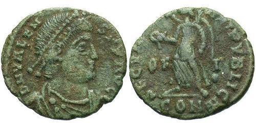 1 Follis /  AE3 Impero bizantino (330-1453) Bronzo Valente (328-378)