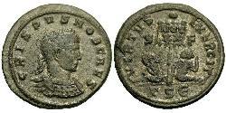 1 Follis /  AE3 Impero romano (27BC-395) Bronzo Crispo (305 - 326)