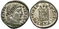 1 Follis /  AE3 Impero romano (27BC-395) Bronzo Costantino I (272 - 337)