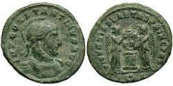 1 Follis /  AE3 Impero romano (27BC-395) Bronzo Costantino I (272 - 337)