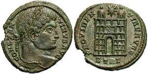 1 Follis /  AE3 Impero romano (27BC-395) Bronzo Costantino I (272 - 337)