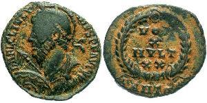 1 Follis /  AE3 Impero romano (27BC-395) Bronzo Giuliano II  (331-363)