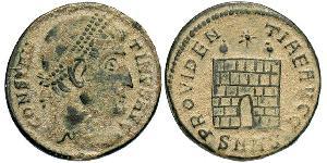 1 Follis /  AE3 Impero romano (27BC-395) Bronzo Costantino I (272 - 337)
