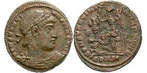 1 Follis /  AE3 Impero romano (27BC-395) Bronzo Costantino I (272 - 337)