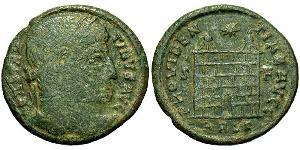 1 Follis /  AE3 Impero romano (27BC-395) Bronzo Costantino I (272 - 337)