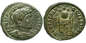 1 Follis /  AE3 Impero romano (27BC-395) Bronzo Costantino I (272 - 337)
