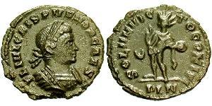 1 Follis /  AE3 Impero romano (27BC-395) Bronzo Crispo (305 - 326)