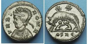 1 Follis /  AE3 Impero romano (27BC-395) Bronzo Costantino I (272 - 337)
