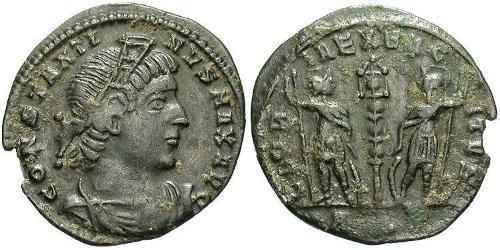 1 Follis /  AE3 Impero romano (27BC-395) Bronzo Costantino I (272 - 337)