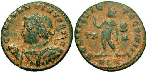 1 Follis /  AE3 Impero romano (27BC-395) Bronzo Costantino I (272 - 337)