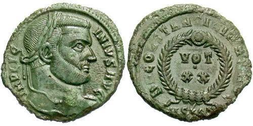 1 Follis /  AE3 Impero romano (27BC-395) Bronzo Costantino I (272 - 337)