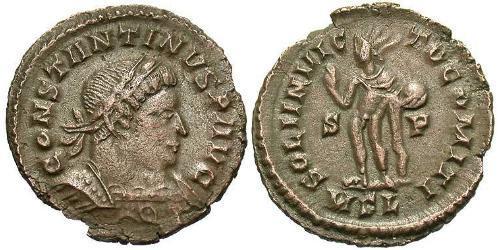 1 Follis /  AE3 Impero romano (27BC-395) Bronzo Costantino I (272 - 337)