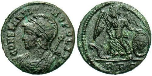1 Follis /  AE3 Impero romano (27BC-395) Bronzo Costantino I (272 - 337)