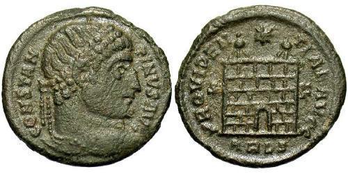 1 Follis /  AE3 Impero romano (27BC-395) Bronzo Costantino I (272 - 337)