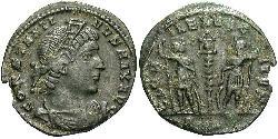 1 Follis /  AE3 羅馬帝國 青铜 君士坦丁大帝