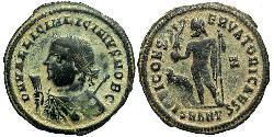 1 Follis /  AE3 羅馬帝國 青铜 Licinius II (315-326)