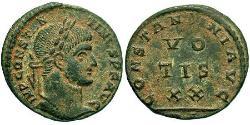 1 Follis /  AE3 羅馬帝國 青铜 君士坦丁大帝