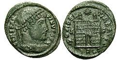 1 Follis /  AE3 羅馬帝國 青铜 君士坦丁大帝