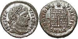 1 Follis /  AE3 羅馬帝國 青铜 君士坦丁大帝