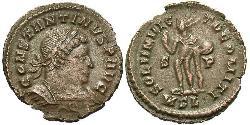 1 Follis /  AE3 羅馬帝國 青铜 君士坦丁大帝
