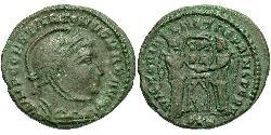 1 Follis /  AE3 羅馬帝國 青铜 君士坦丁大帝