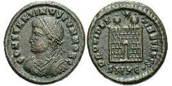 1 Follis /  AE3 羅馬帝國 青铜 君士坦丁大帝
