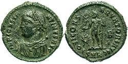 1 Follis /  AE3 羅馬帝國 青铜 君士坦丁大帝