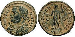 1 Follis /  AE3 羅馬帝國 青铜 Licinius I (265-324)