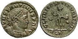 1 Follis /  AE3 羅馬帝國 青铜 君士坦丁大帝