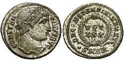 1 Follis /  AE3 羅馬帝國 青铜 君士坦丁大帝