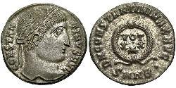1 Follis /  AE3 羅馬帝國 青铜 君士坦丁大帝