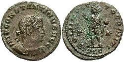 1 Follis /  AE3 羅馬帝國 青铜 君士坦丁大帝