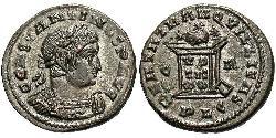 1 Follis /  AE3 羅馬帝國 青铜 君士坦丁大帝