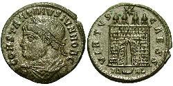 1 Follis /  AE3 羅馬帝國 青铜 君士坦提烏斯二世