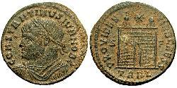 1 Follis /  AE3 羅馬帝國 青铜 君士坦提烏斯二世