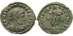 1 Follis /  AE3 羅馬帝國 青铜 君士坦丁大帝