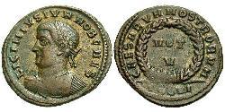 1 Follis /  AE3 羅馬帝國 青铜 Licinius II (315-326)