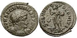 1 Follis /  AE3 羅馬帝國 青铜 君士坦丁大帝