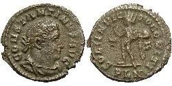 1 Follis /  AE3 羅馬帝國 青铜 君士坦丁大帝