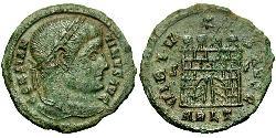 1 Follis /  AE3 羅馬帝國 青铜 君士坦丁大帝